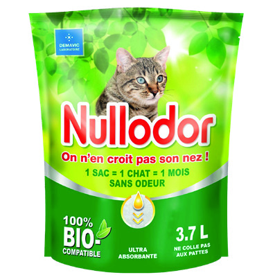 LITIÈRE POUR CHAT ULTRA ABSORBANTE NULLODOR