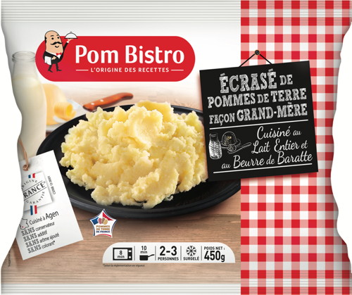 ÉCRASÉ DE POMMES DE TERRE FACON GRAND-MÈRE SURGELÉ