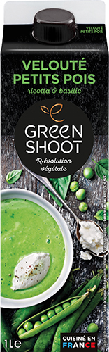 VELOUTÉ PETITS POIS RICOTTA & BASILIC