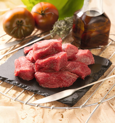 VIANDE BOVINE : PIÈCE À BROCHETTE