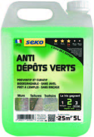 ANTI DÉPÔTS VERTS(1)(2)