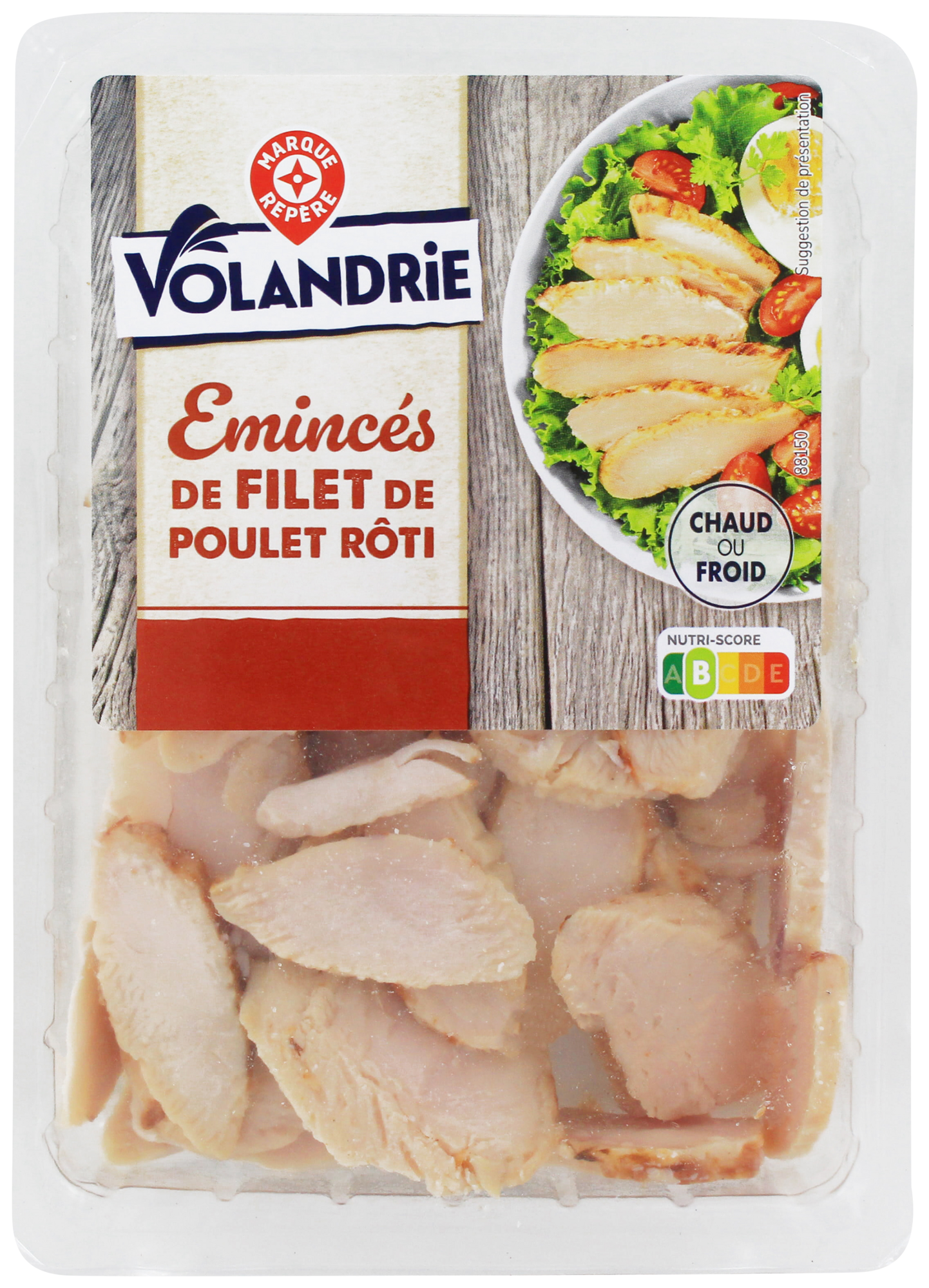 ÉMINCÉS DE FILET DE POULET RÔTI