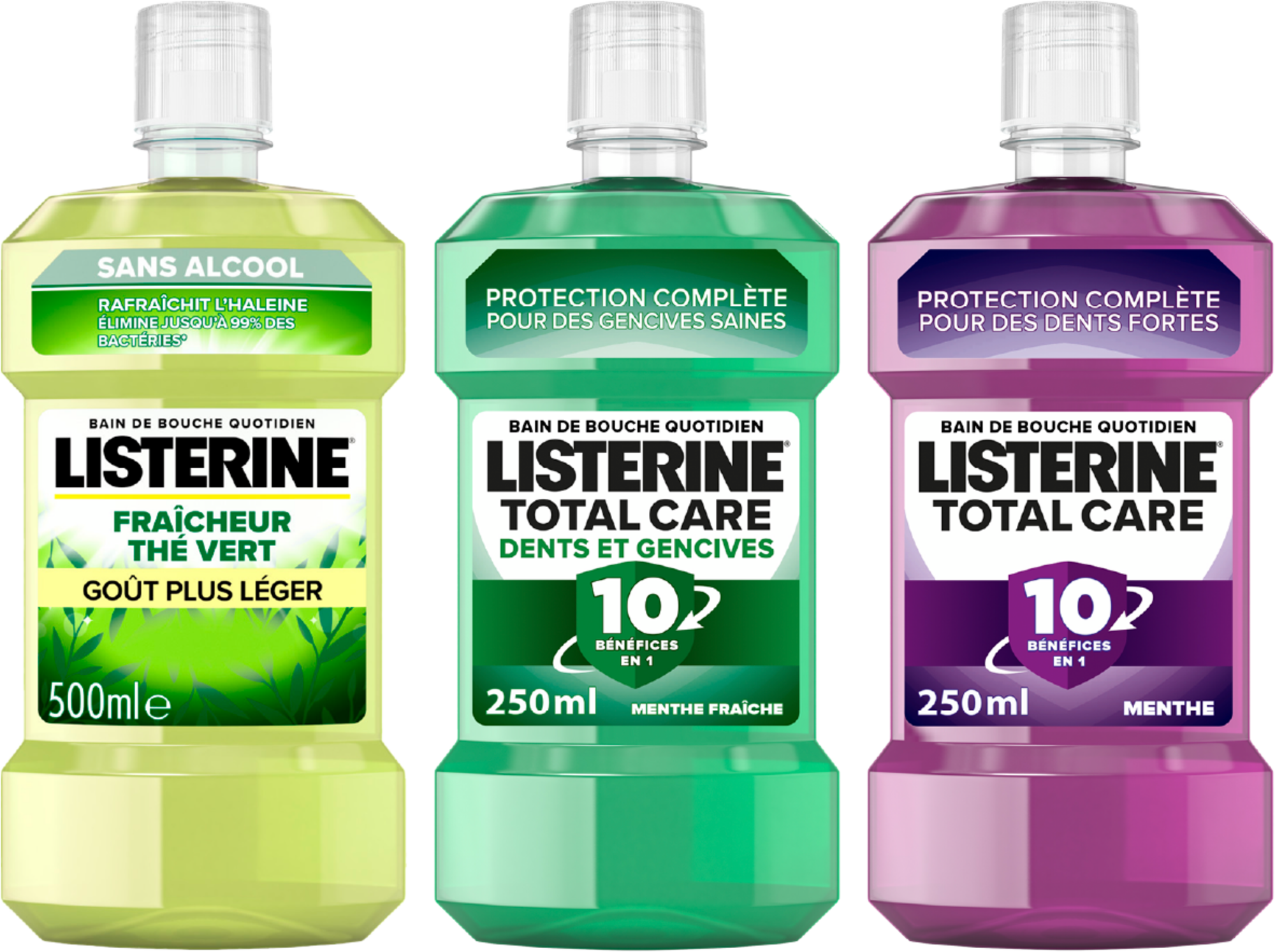 SUR LES PRODUITS PRÉSENTS EN MAGASIN DE LA GAMME "LISTERINE"