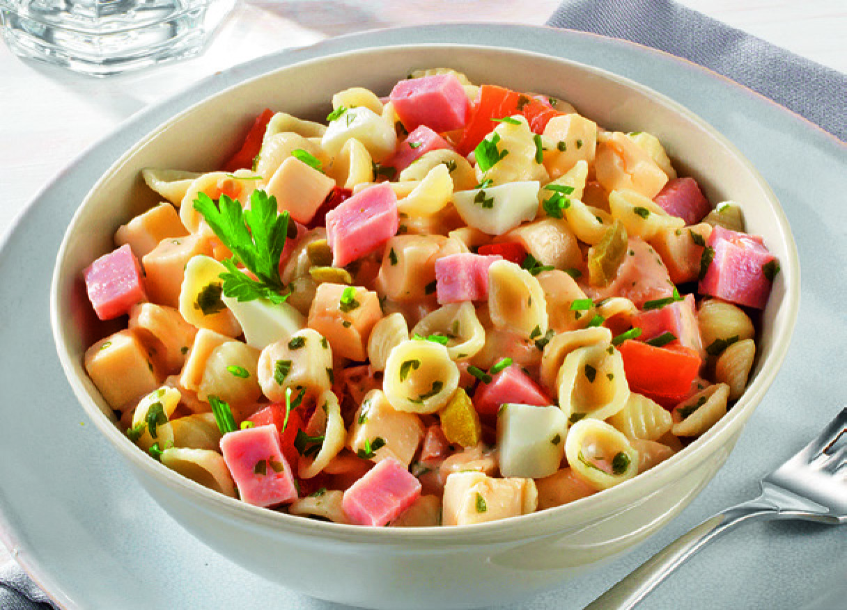 SALADE DE PÂTES JAMBON EMMENTAL