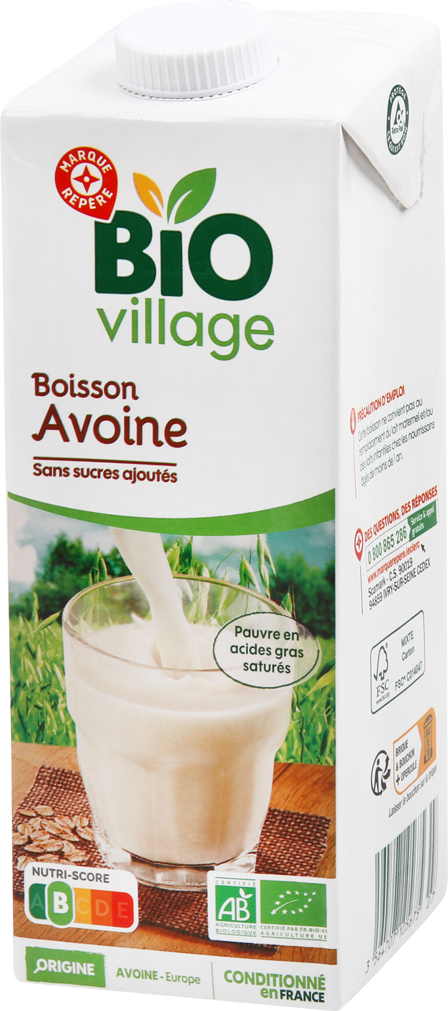 BOISSON AVOINE SANS SUCRES AJOUTÉS BIO
