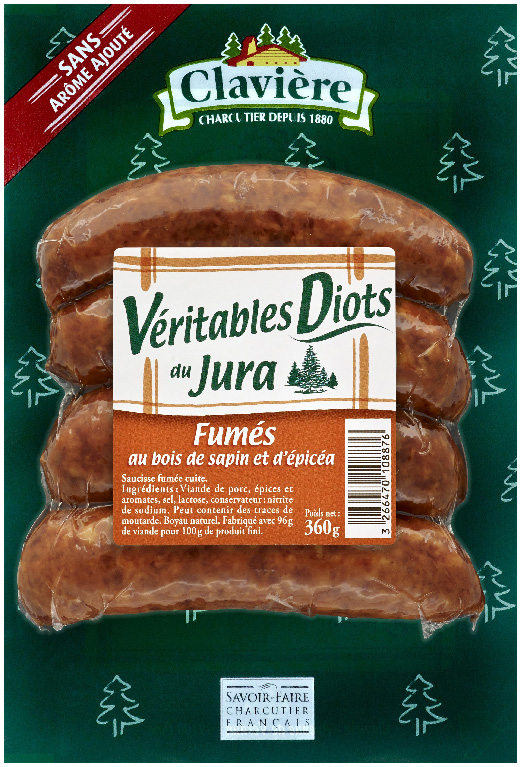 VÉRITABLES DIOTS DU JURA X4 