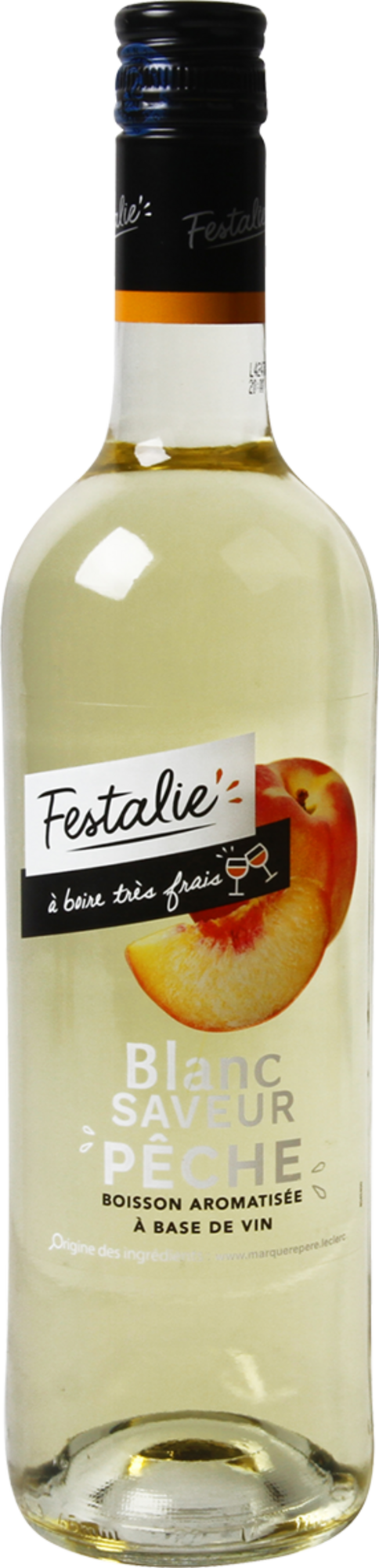 BOISSON AROMATISÉE À BASE DE VIN BLANC SAVEUR PÊCHE