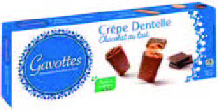CRÊPE DENTELLE AU CHOCOLAT AU LAIT 