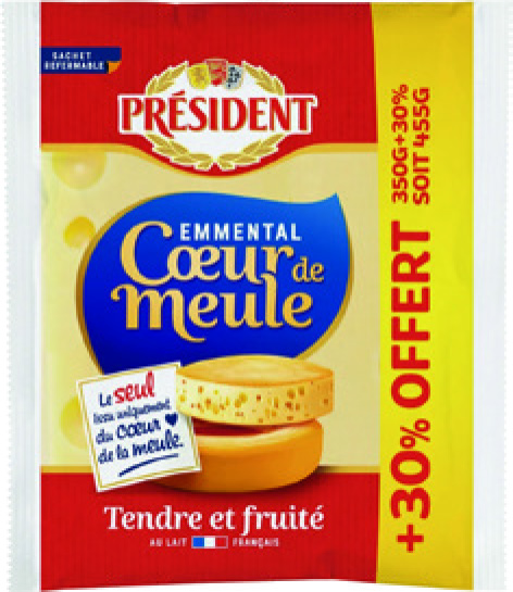 EMMENTAL COEUR DE MEULE  29% MAT. GR(3)