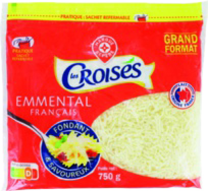 EMMENTAL FRANÇAIS RÂPÉ 29% MAT. GR.*