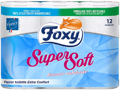 PAPIER HYGIÉNIQUE Foxy
