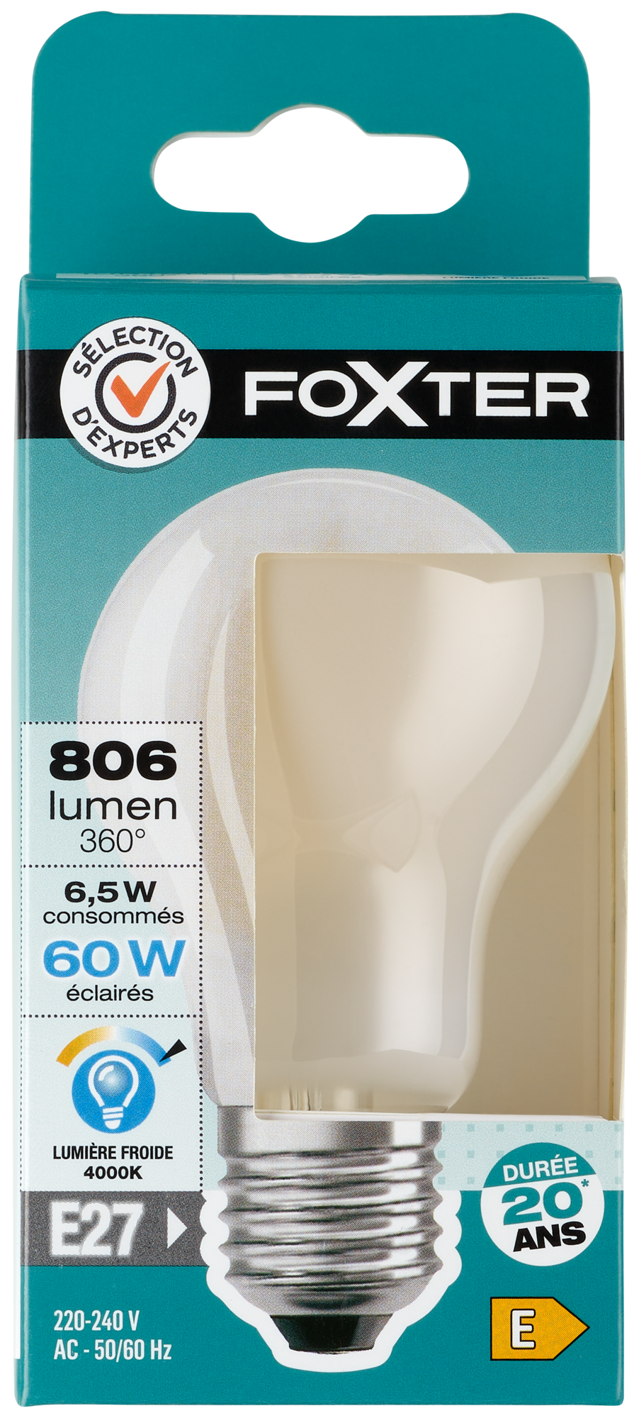 AMPOULE LED STANDARD "FOXTER"