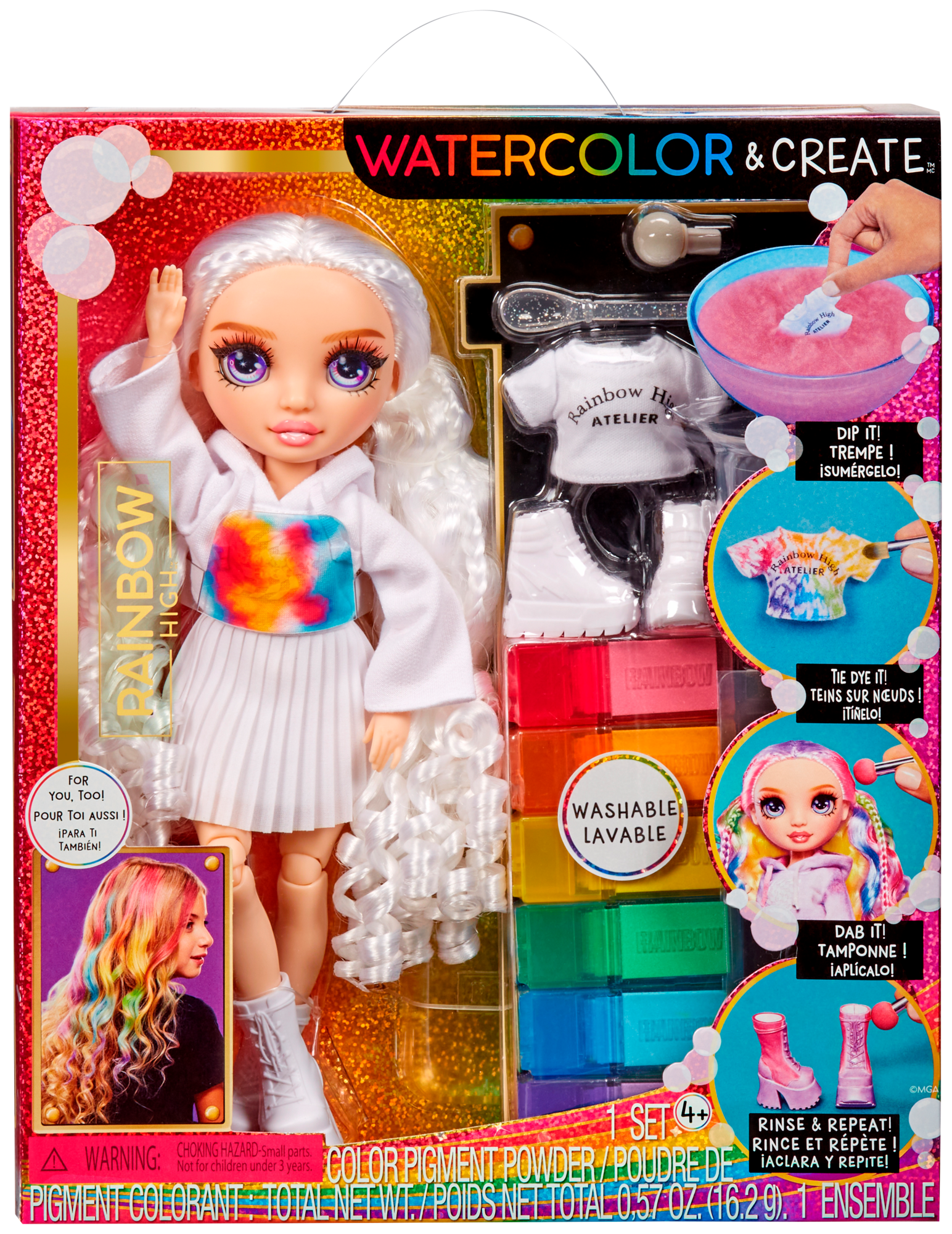 Poupée watercolor & create