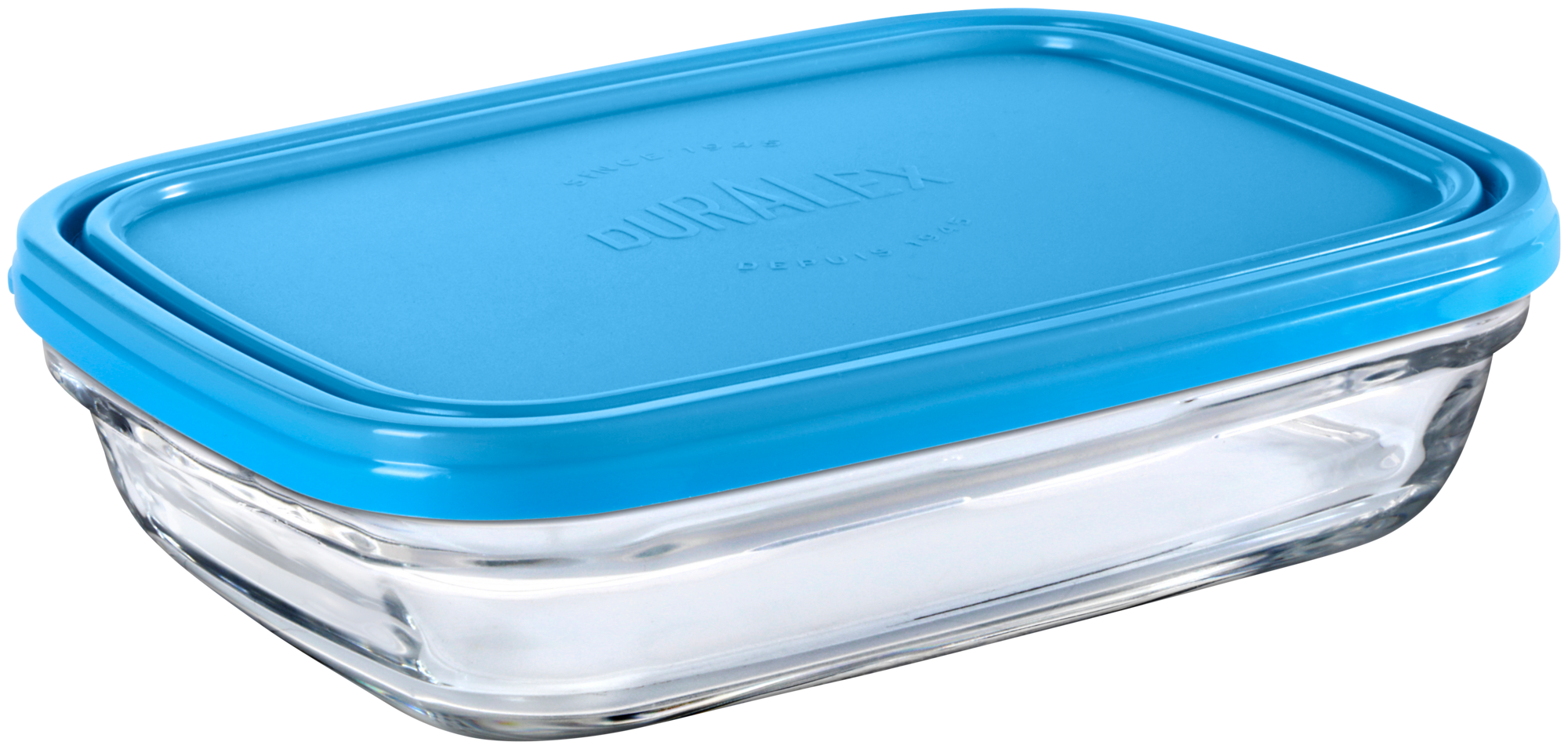 BOÎTE FRESHBOX RECTANGULAIRE 0,8L AVEC COUVERCLE BLEU