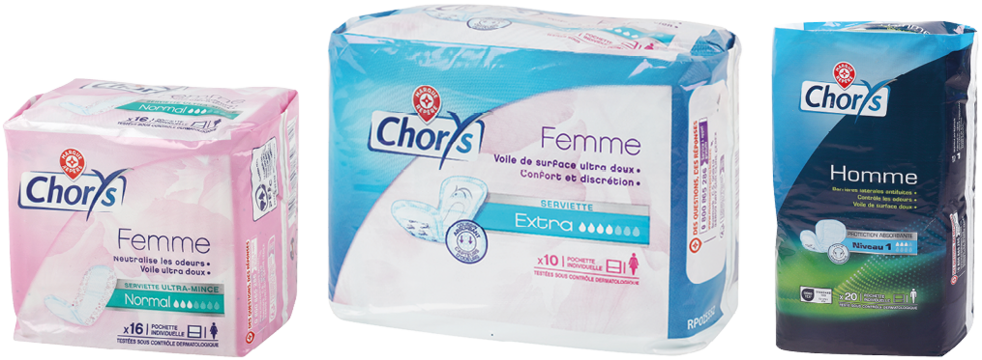 SUR LES PRODUITS PRÉSENTS EN MAGASIN, UNIQUEMENT SUR LES SERVIETTES, DE LA GAMME “CHORYS”.
