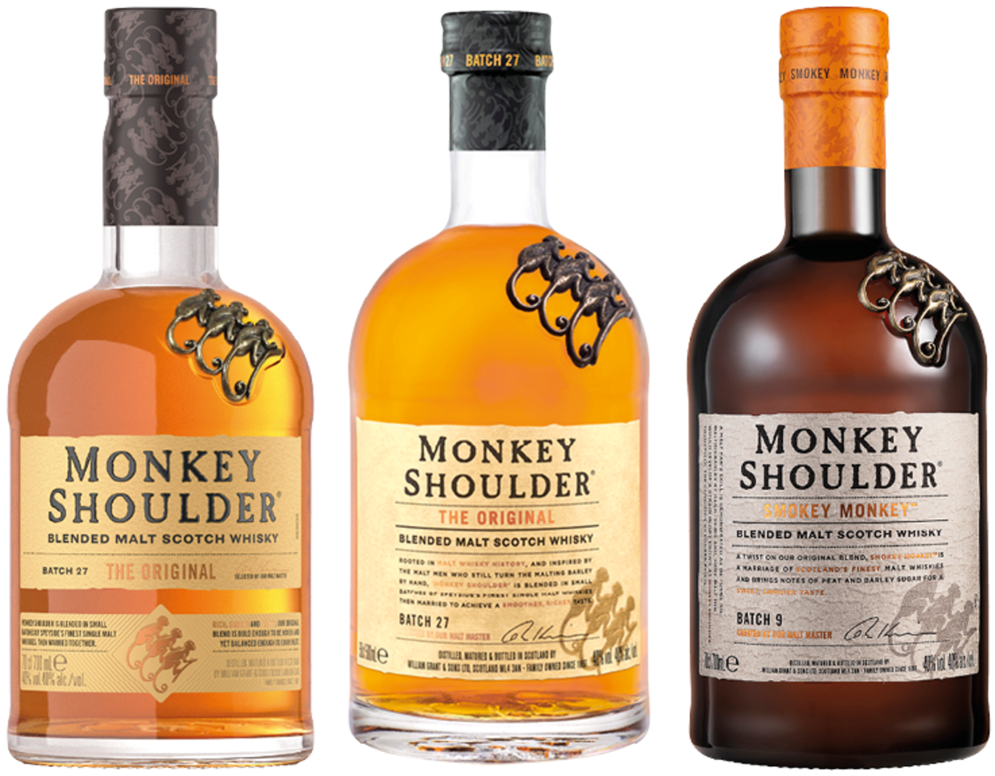 SUR LES PRODUITS PRÉSENTS EN MAGASIN DE LA GAMME "MONKEY SHOULDER".