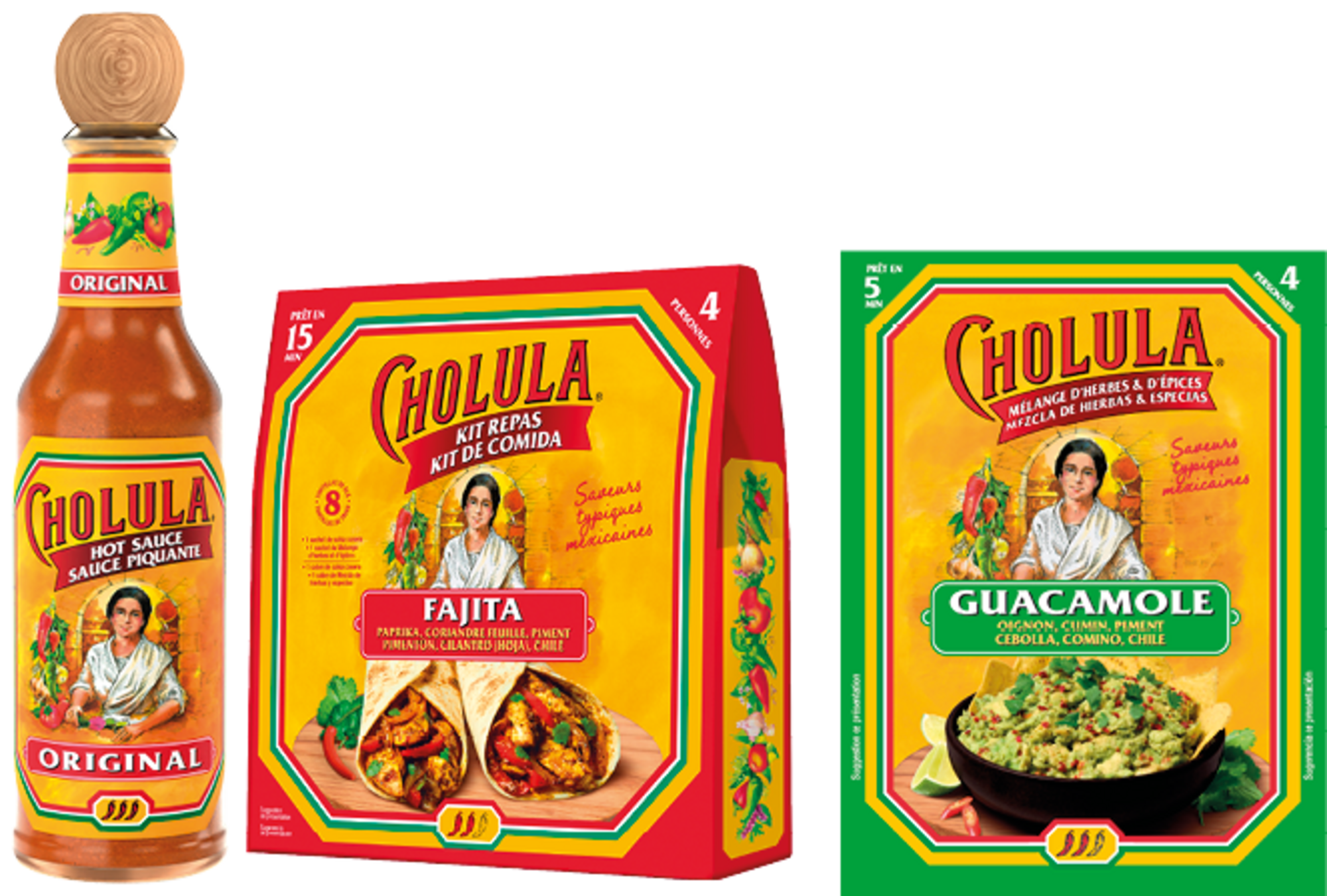 SUR LES PRODUITS PRÉSENTS EN MAGASIN DE LA GAMME "CHOLULA"