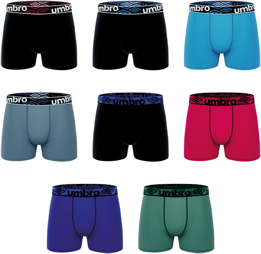 LOT DE 8 BOXERS HOMME