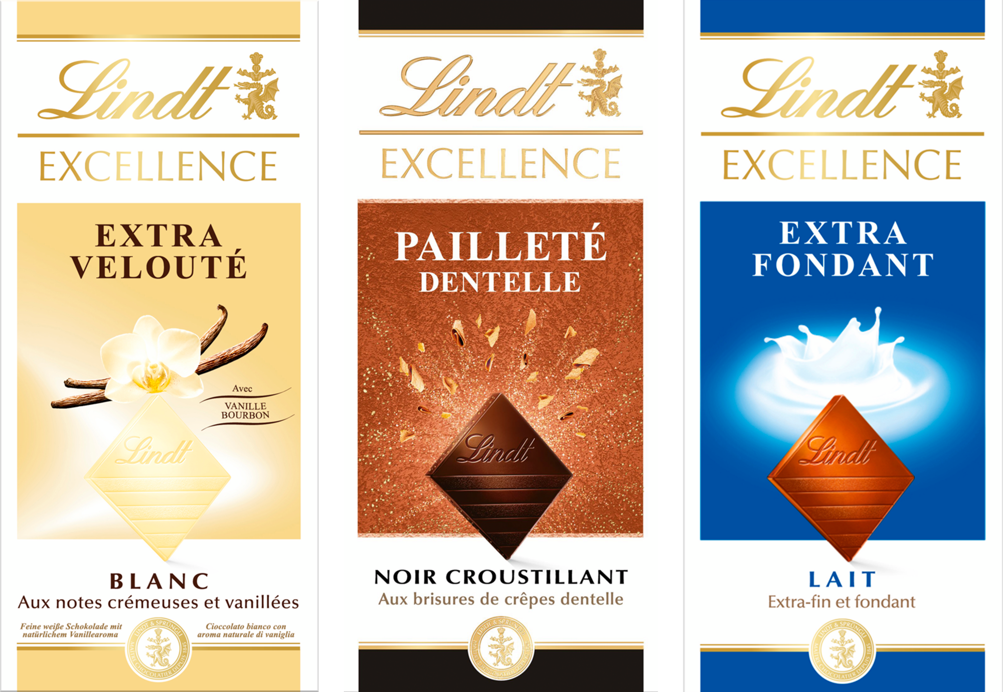 SUR LES PRODUITS PRÉSENTS EN MAGASIN DE LA GAMME "LINDT EXCELLENCE"