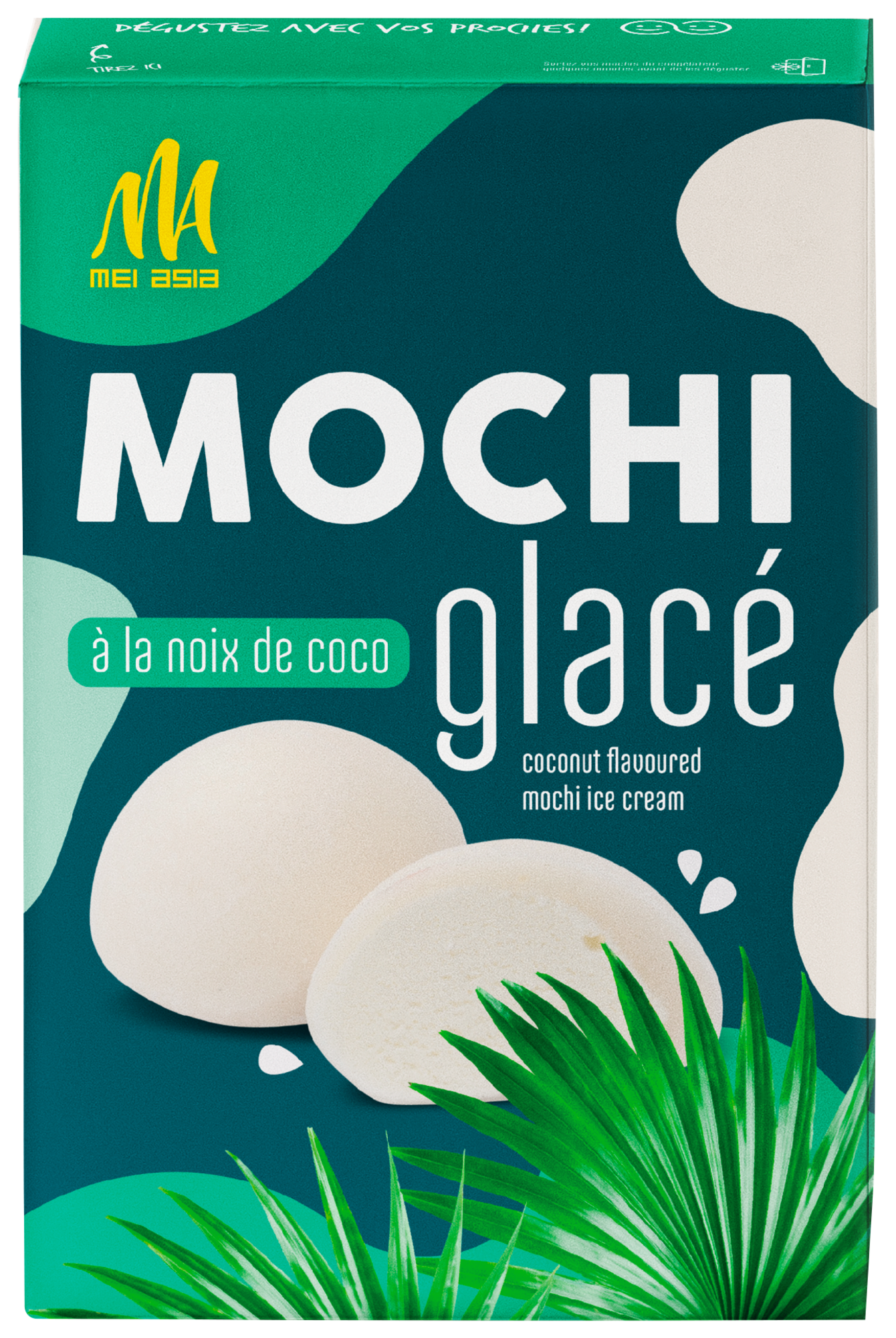Mochi glacé à la noix de coco