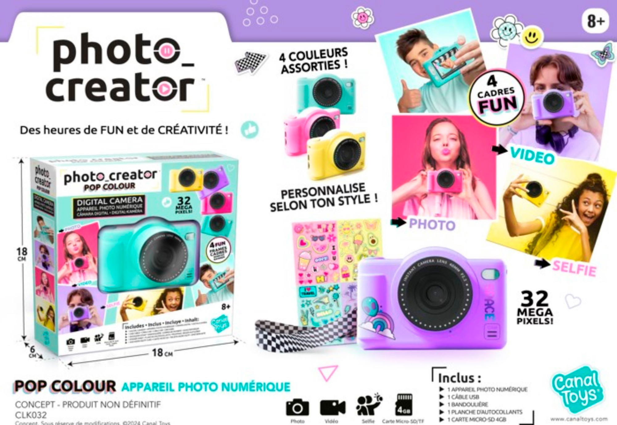 L'Appareil photo numérique Couleur