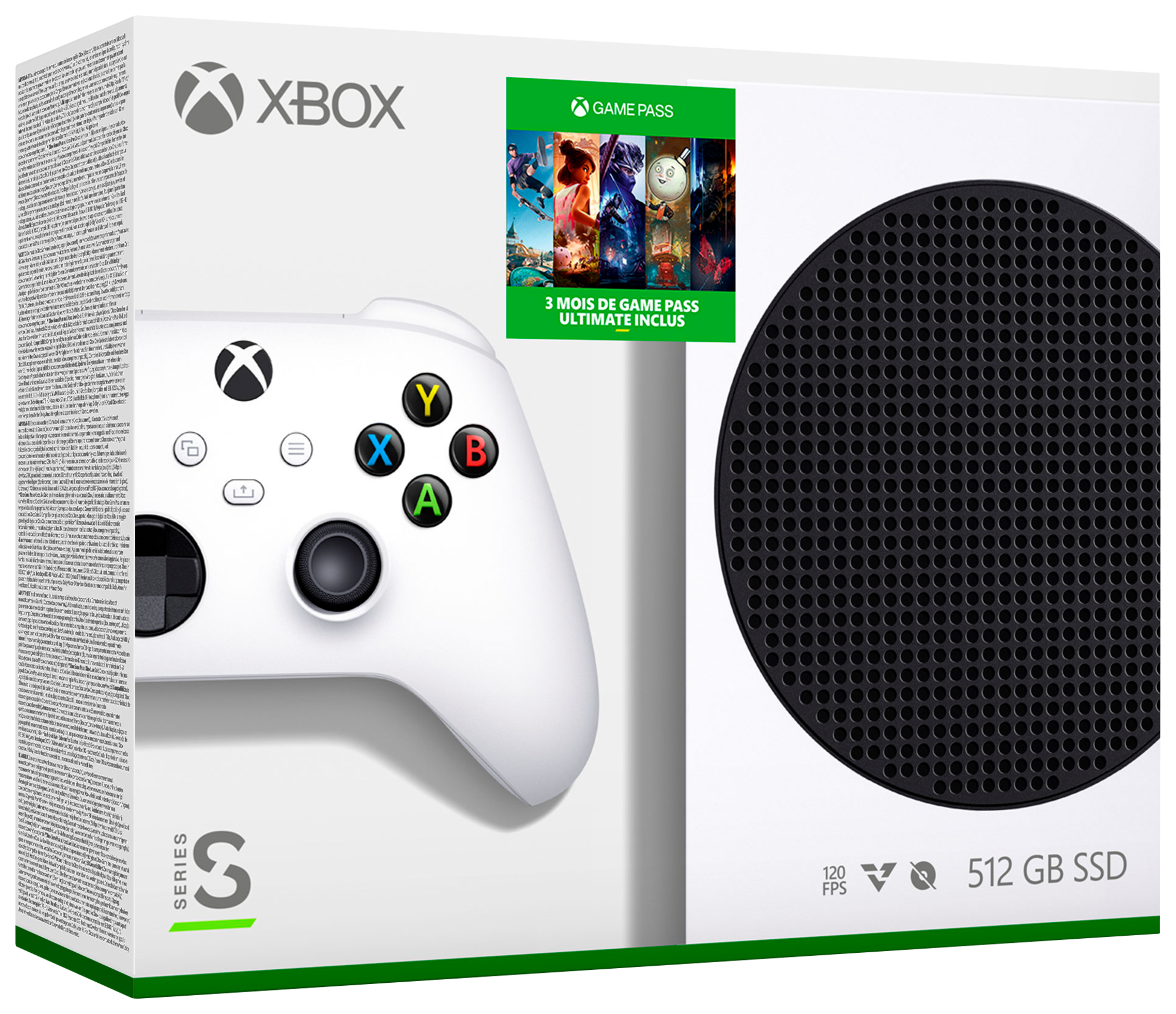 CONSOLE XBOX SERIES S 512 GO + 3 MOIS GAME PASS ULTIMATE