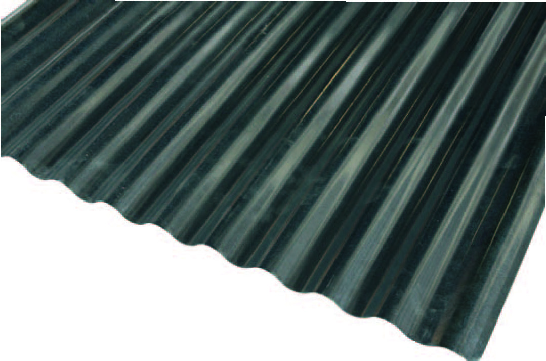 PLAQUE ACIER GALVA ONDULÉE