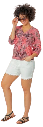 SHORT EN JEAN AVEC CEINTURE CROCHET