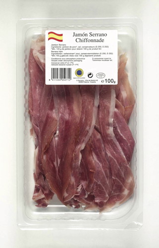 CHIFFONNADE DE JAMBON SERRANO STG
