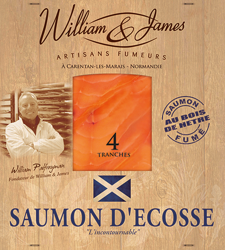 SAUMON D’ÉCOSSE FUMÉ AU BOIS DE HÊTRE
