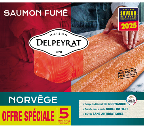 SAUMON FUMÉ DE NORVÈGE OFFRE SPÉCIALE