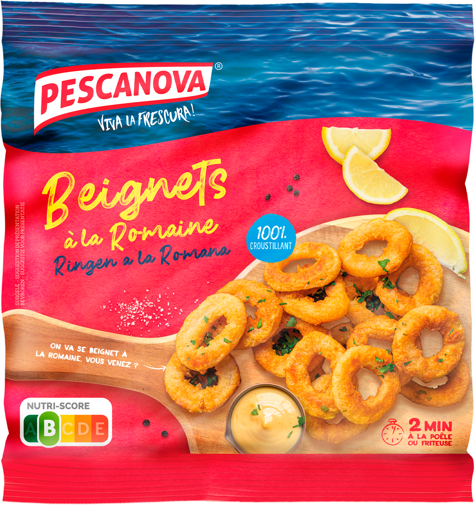 Beignets de calamars à la Romaine surgelés