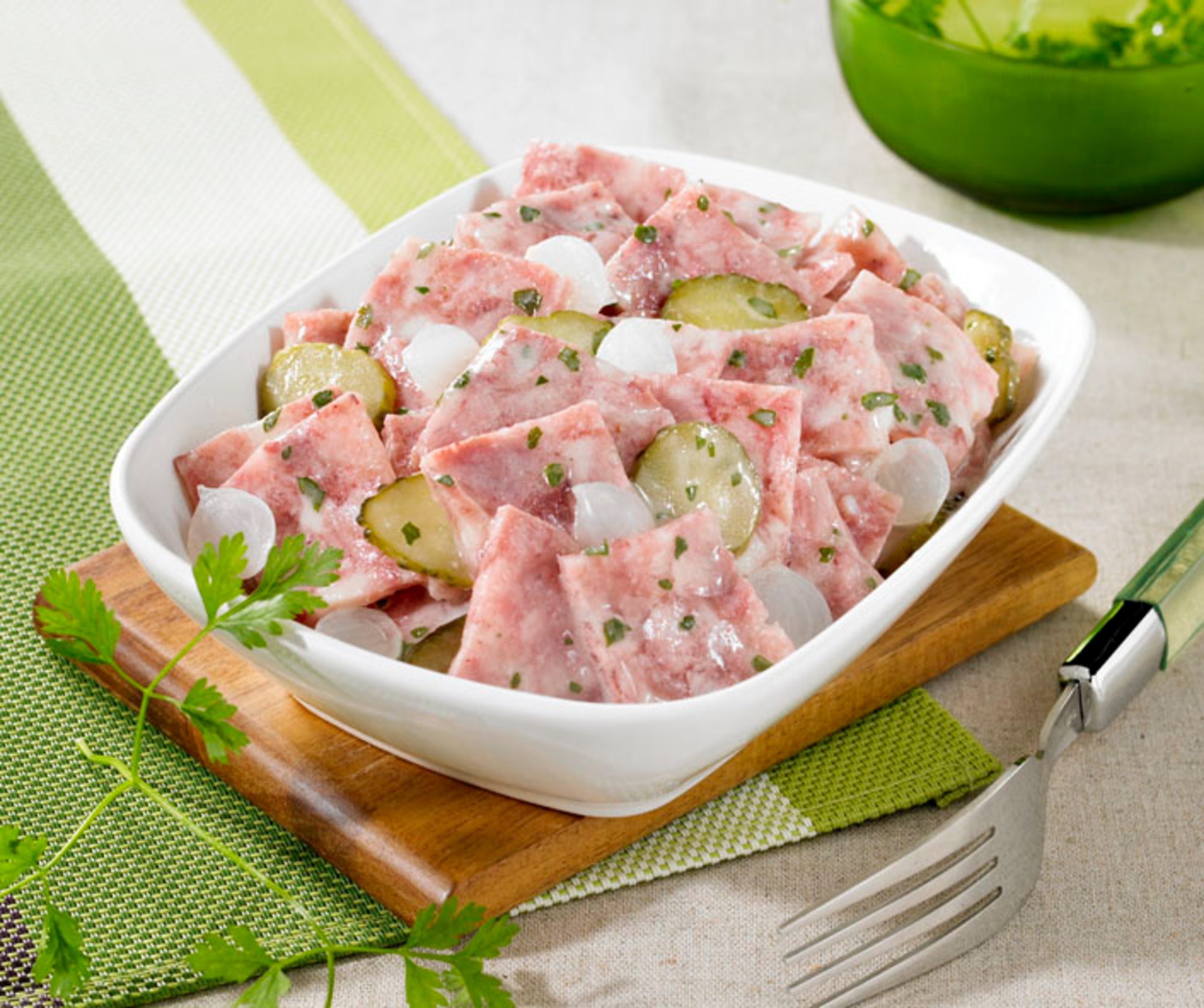 Museau de porc pétales en vinaigrette