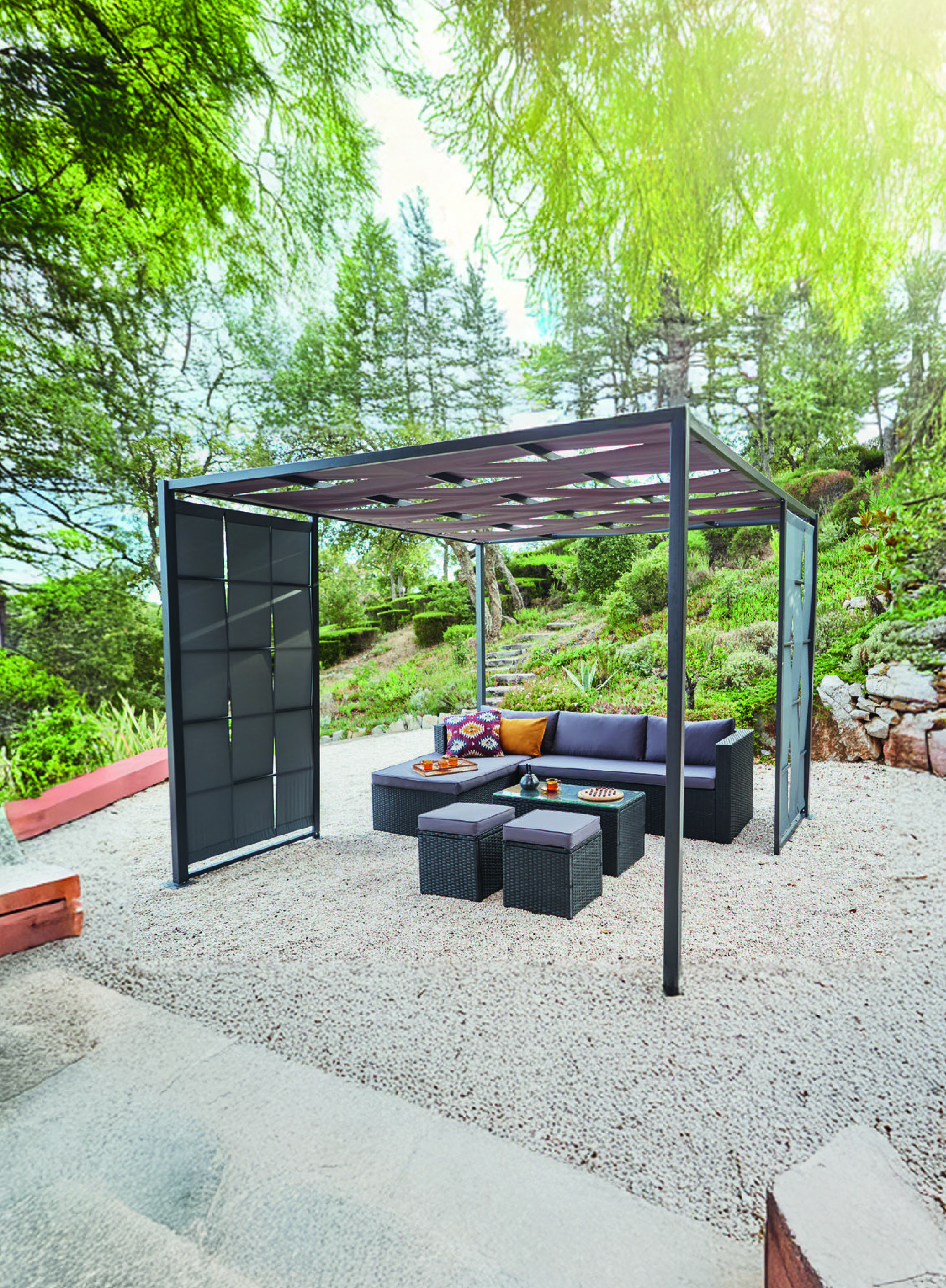 TONELLE 3 X  3 PARE-VENT