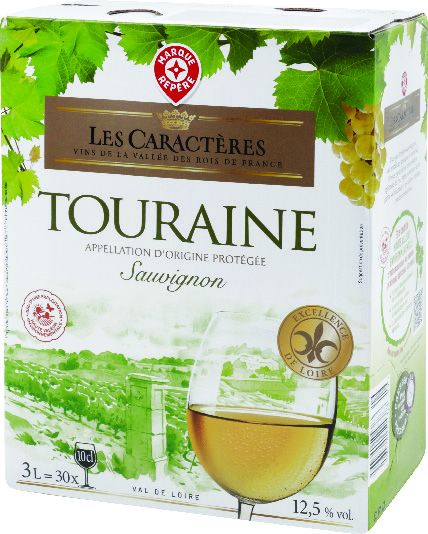 A.O.P(1) TOURAINE SAUVIGNON(2) LES CARACTÈRES