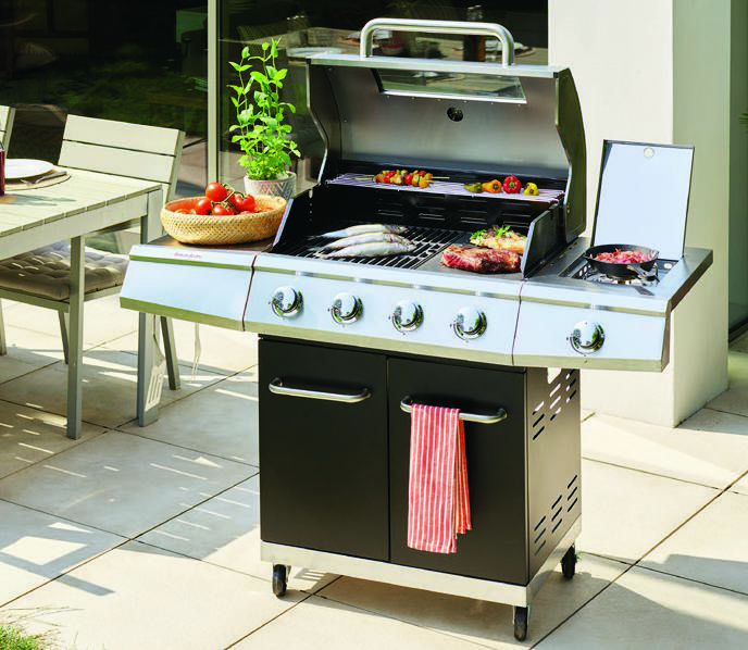 BARBECUE GAZ 4 + 1 BRULEURS (2)