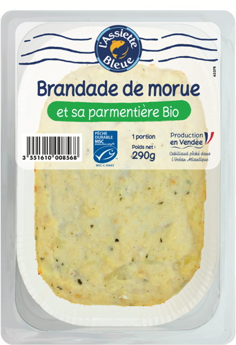 BRANDADE DE MORUE ET SA PARMENTIÈRE BIO MSC