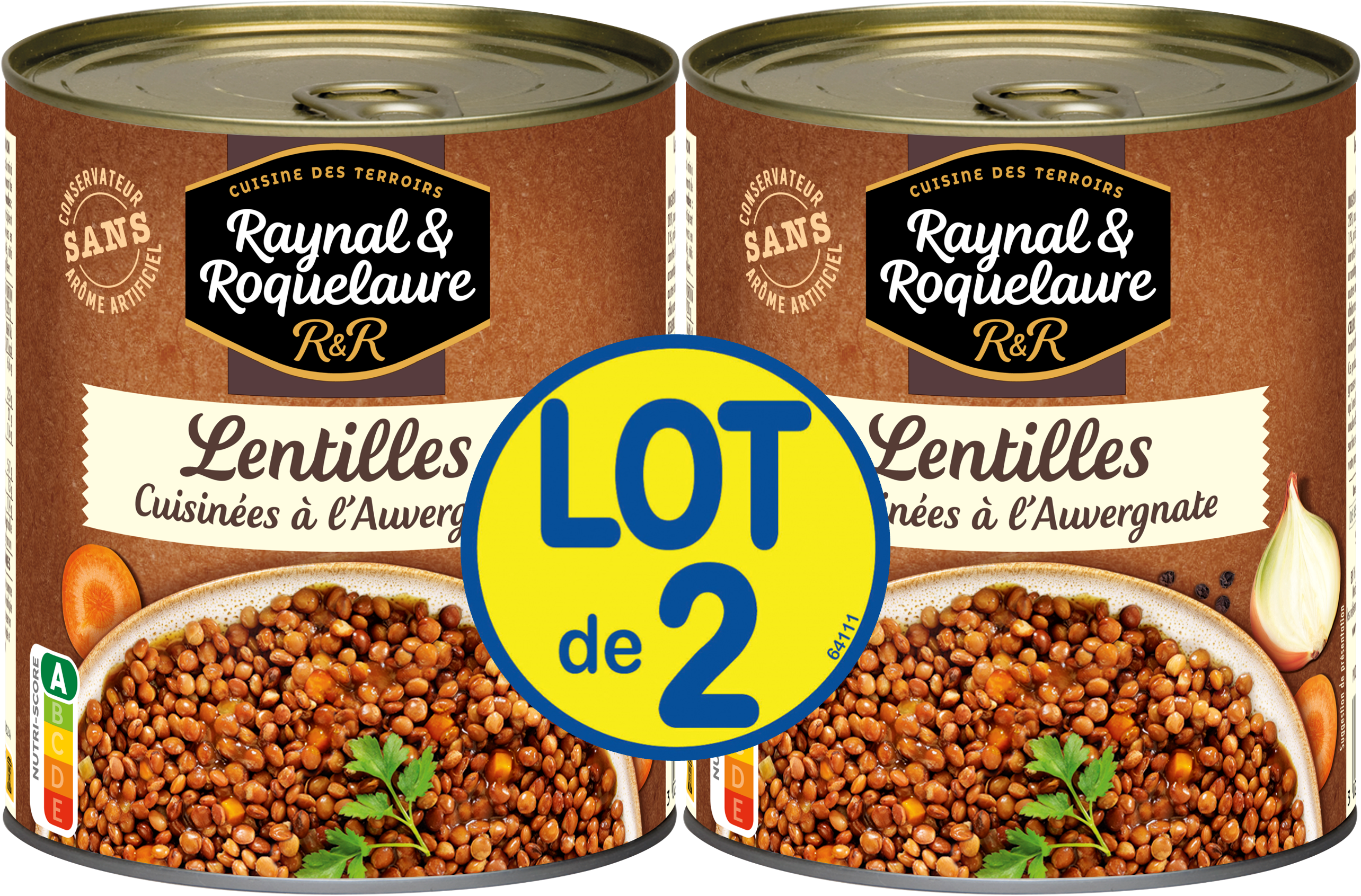 LENTILLES CUISINÉES À L'AUVERGNATE