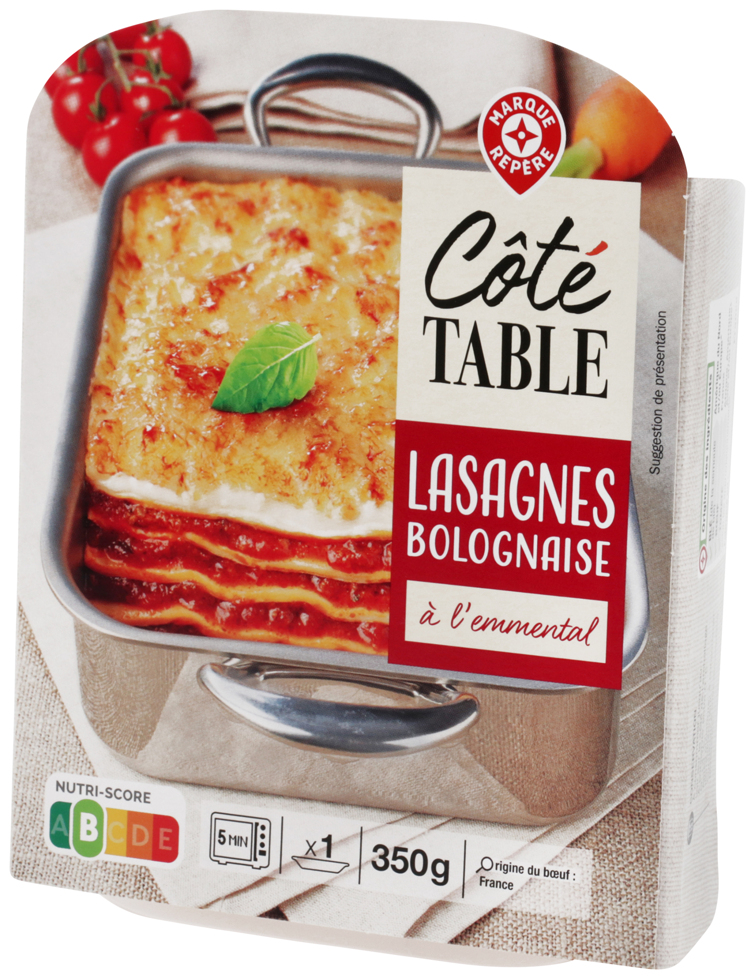 LASAGNES À LA BOLOGNAISE