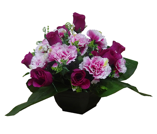 Coupe ANISSA
(œillets, roses)