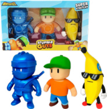 PACK DE 3 FIGURINES EXTENSIBLES