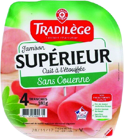 JAMBON SUPERIEUR DÉCOUENNÉ DÉGRAISSÉ
