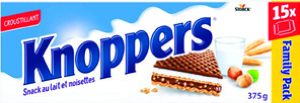 SNACK AU LAIT ET NOISETTES