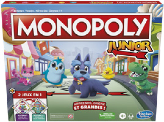 MONOPOLY JUNIOR / TWISTER JUNIOR / CLUEDO JUNIOR