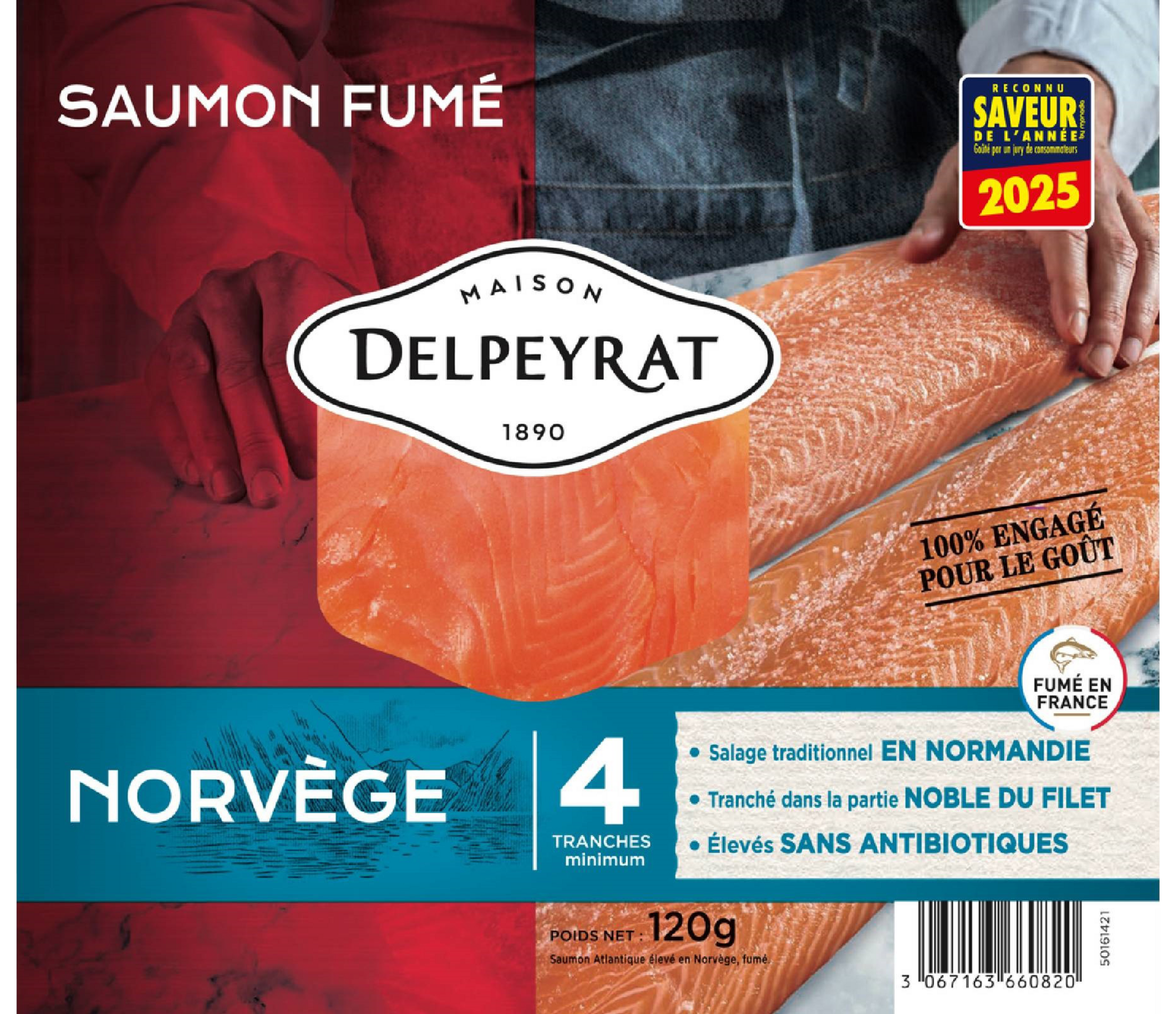 Saumon fumé Norvège