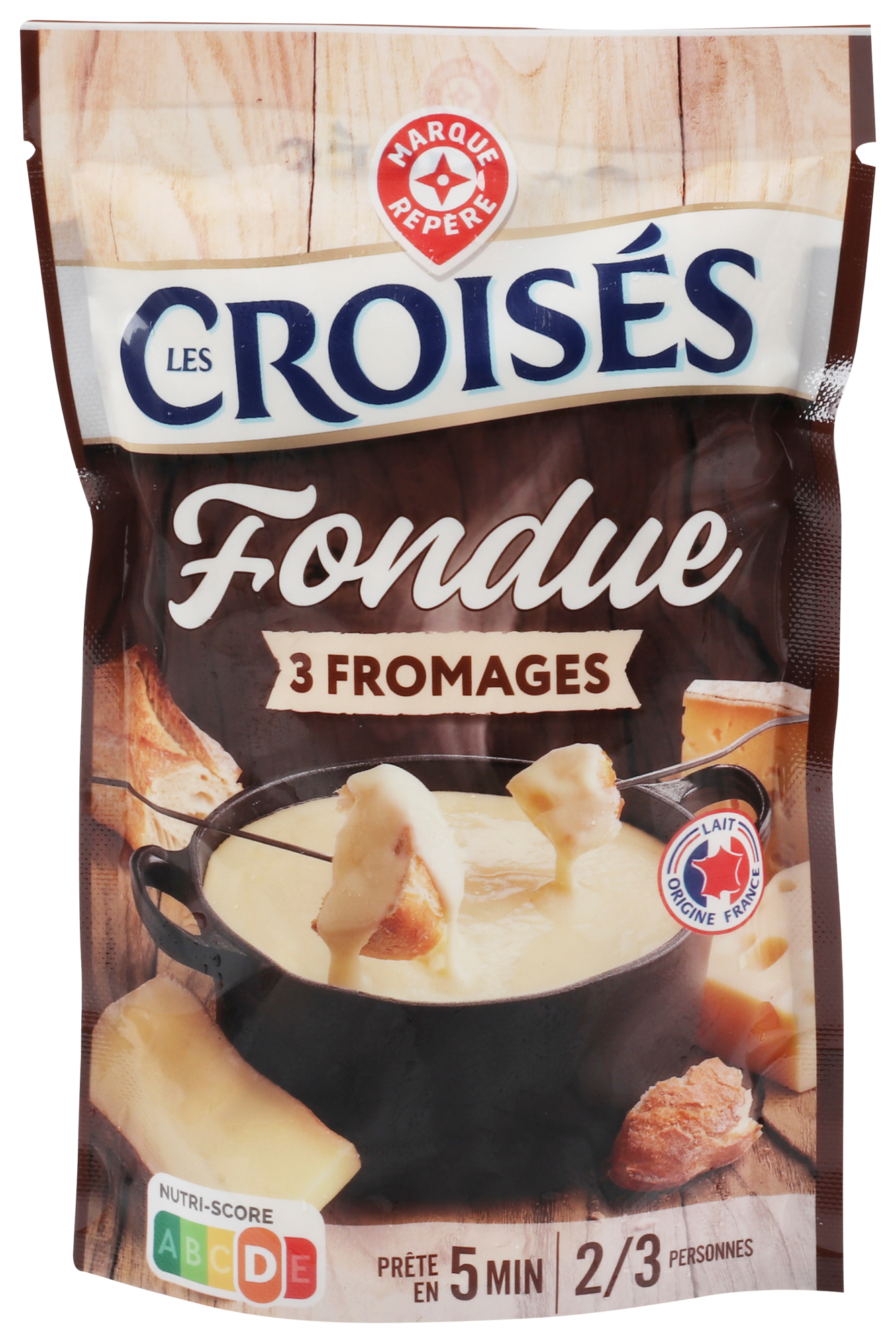 FONDUE AUX 3 FROMAGES 18% MAT. GR.