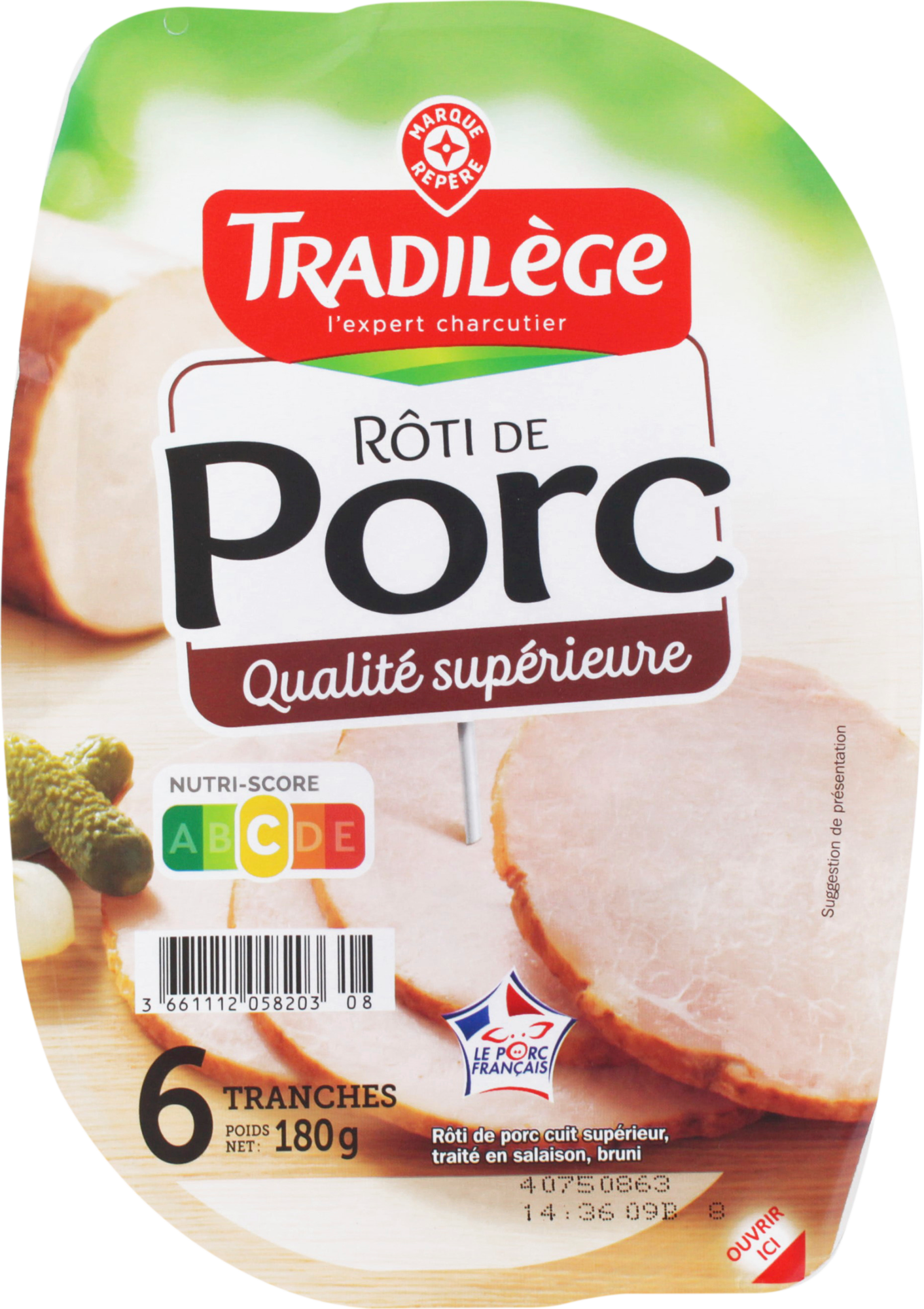 RÔTI DE PORC QUALITÉ SUPÉRIEURE