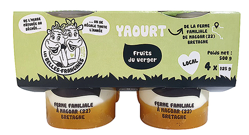 YAOURT FRUITS DU VERGER X4