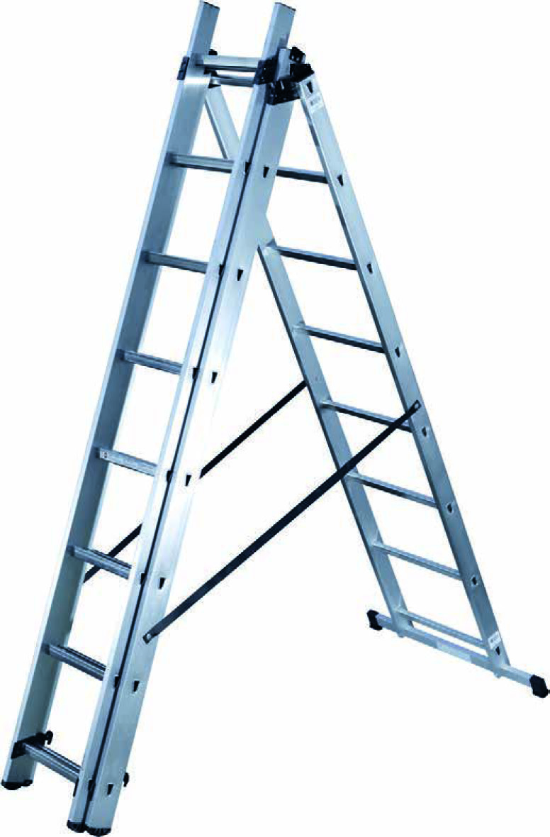 ÉCHELLE 3 PLANS 8 ECHELONS