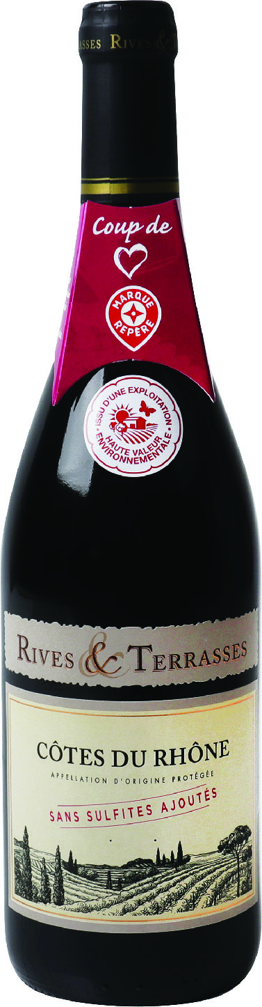 A.O.P(1) CÔTES DU RHÔNE(2) RIVES & TERRASSES